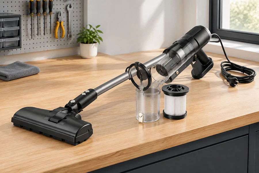 Long Cord Brushless Upright Vacuum